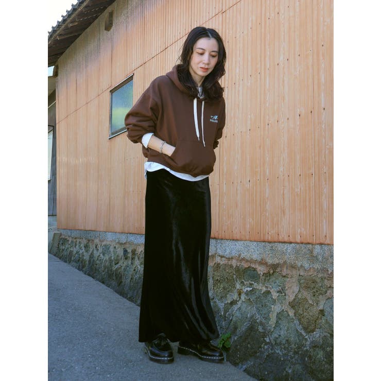 【WEB限定】ショートロゴプリントパーカー | Ungrid | 詳細画像12 