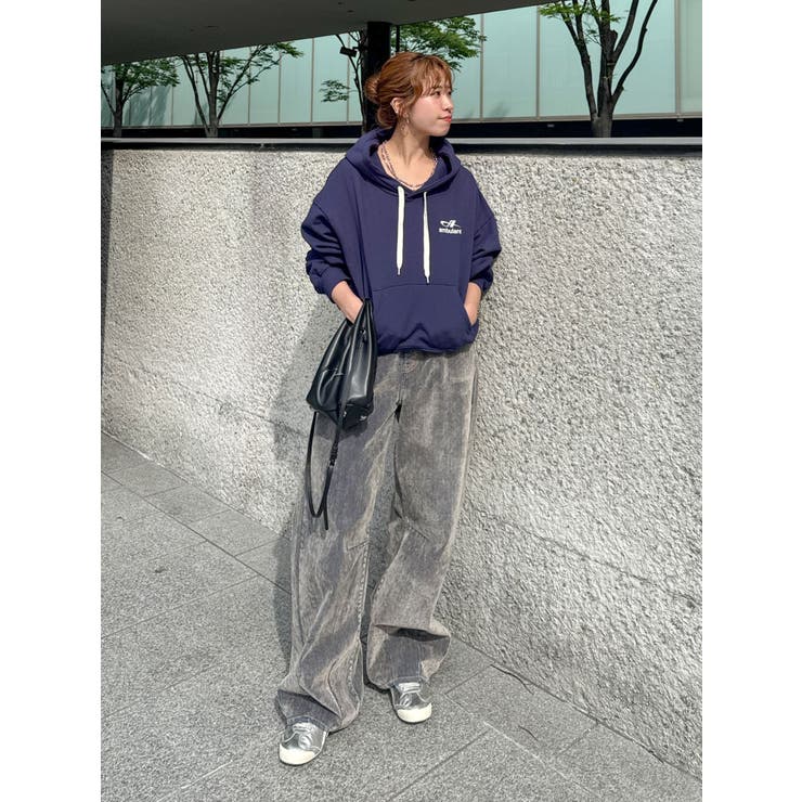 【WEB限定】ショートロゴプリントパーカー | Ungrid | 詳細画像15 