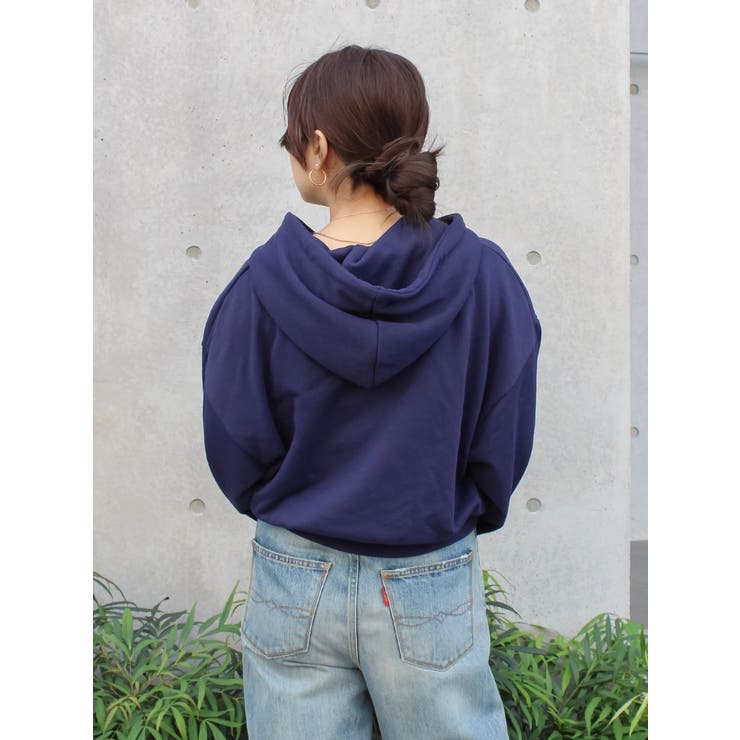 【WEB限定】ショートロゴプリントパーカー | Ungrid | 詳細画像18 