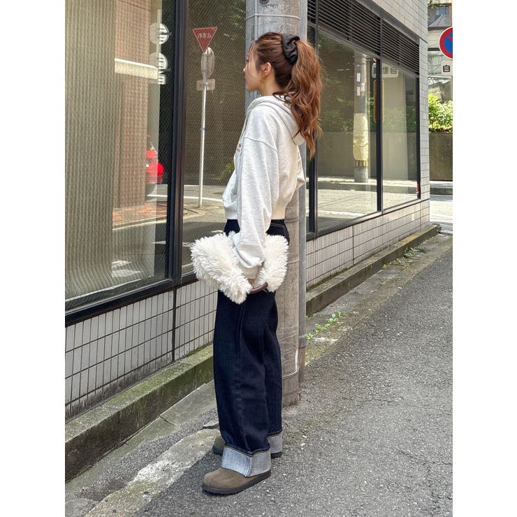 【WEB限定】ショートロゴプリントパーカー | Ungrid | 詳細画像26 