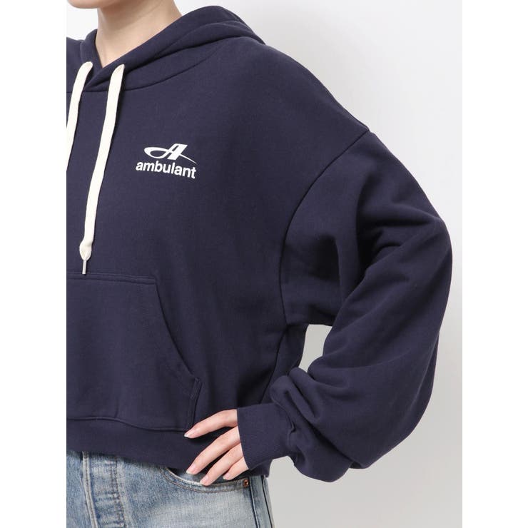 【WEB限定】ショートロゴプリントパーカー | Ungrid | 詳細画像34 