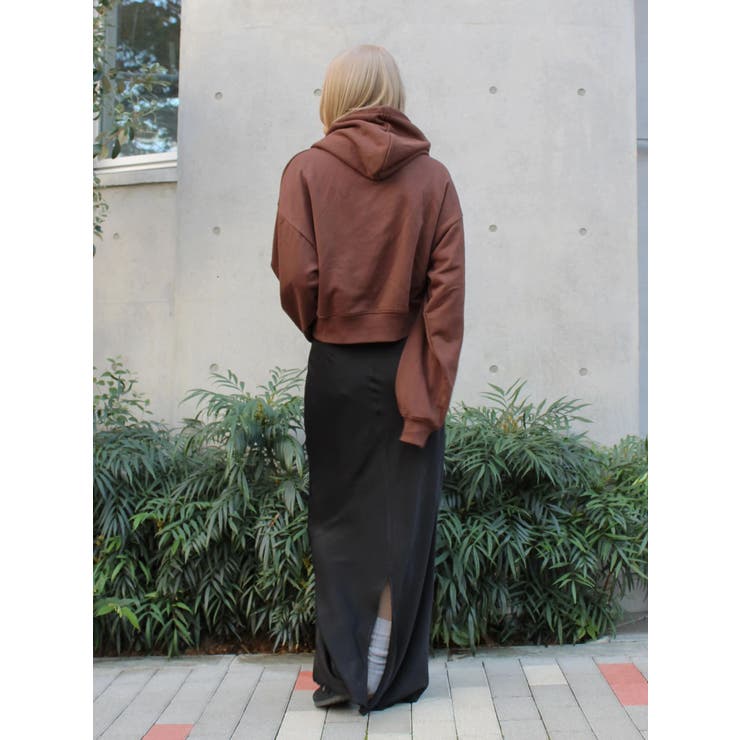 【WEB限定】ショートロゴプリントパーカー | Ungrid | 詳細画像6 