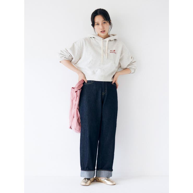 【WEB限定】ショートロゴプリントパーカー | Ungrid | 詳細画像9 