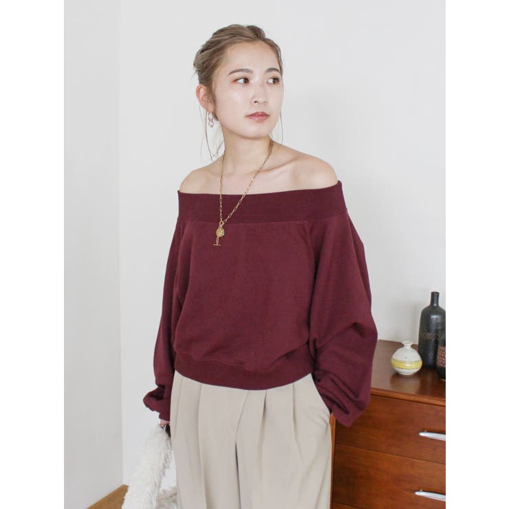 オフショルスウェット | Ungrid | 詳細画像24 