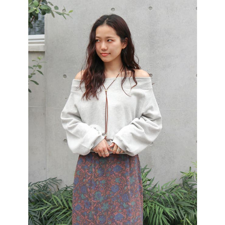 オフショルスウェット | Ungrid | 詳細画像37 