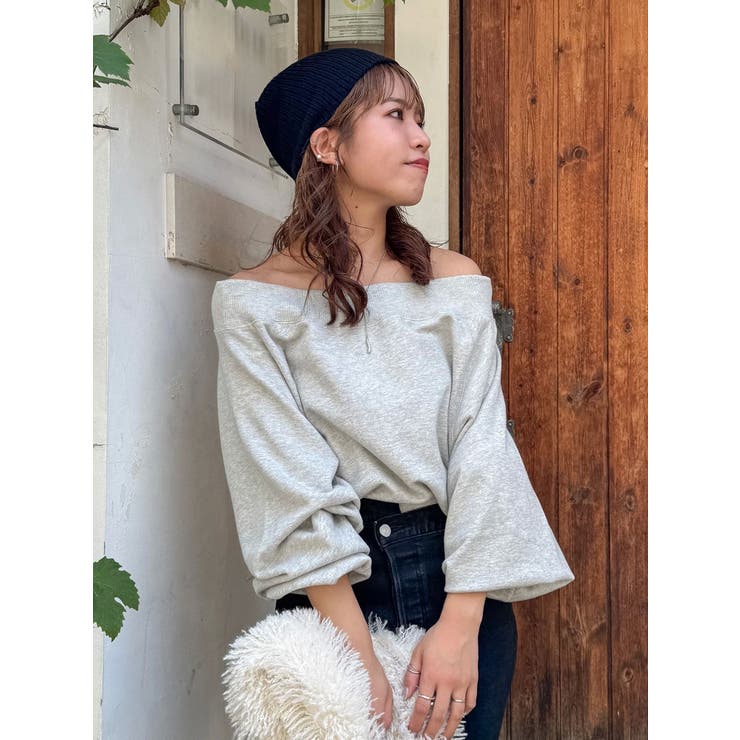 オフショルスウェット | Ungrid | 詳細画像44 