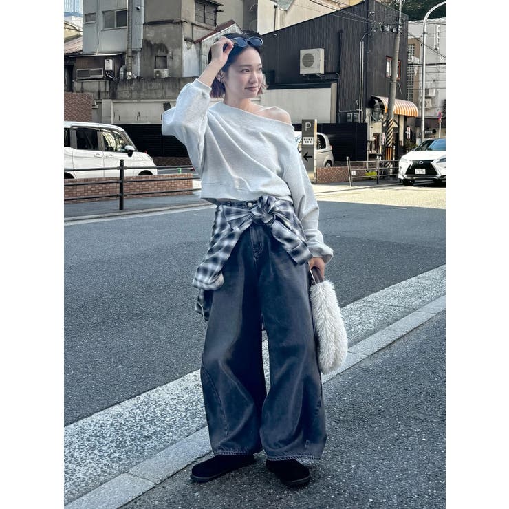 オフショルスウェット | Ungrid | 詳細画像48 