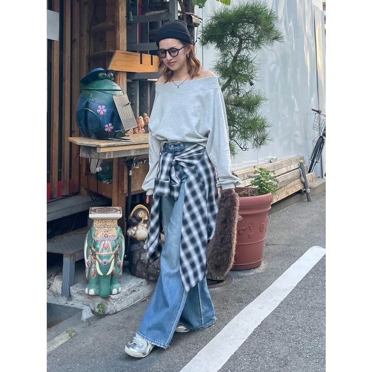 オフショルスウェット | Ungrid | 詳細画像49 