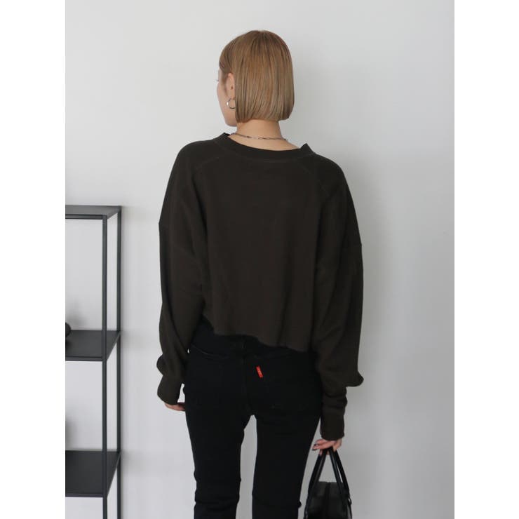 FAITH MILLS別注ヘンリーネックショートロングスリーブTee | Ungrid | 詳細画像15 