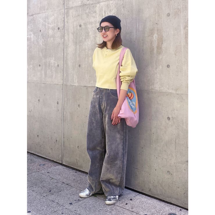 FAITH MILLS別注ヘンリーネックショートロングスリーブTee | Ungrid | 詳細画像20 