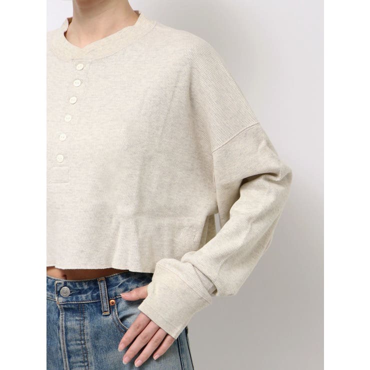 FAITH MILLS別注ヘンリーネックショートロングスリーブTee | Ungrid | 詳細画像35 