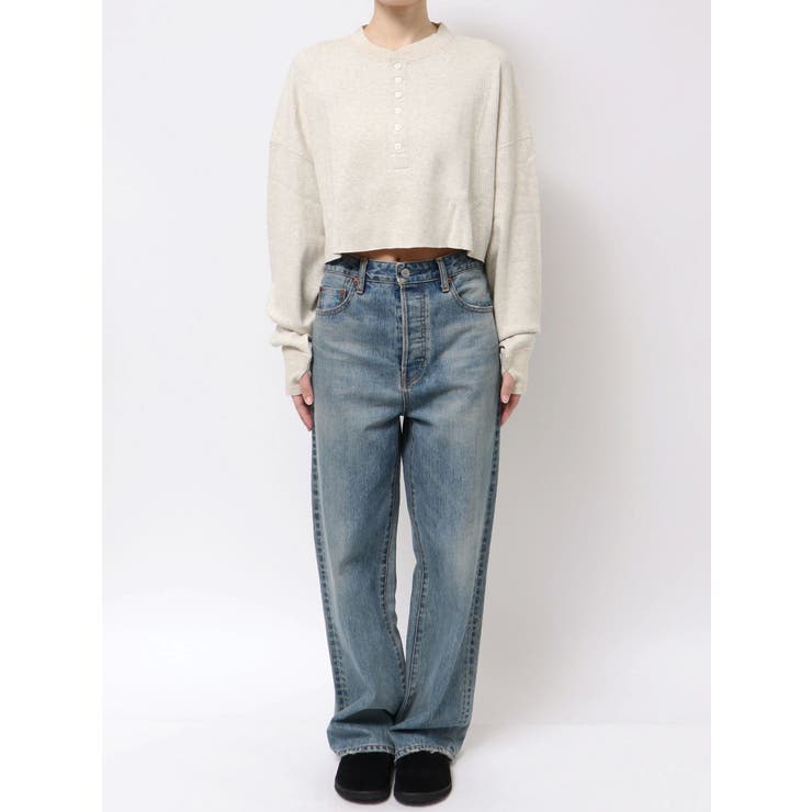 FAITH MILLS別注ヘンリーネックショートロングスリーブTee | Ungrid | 詳細画像38 