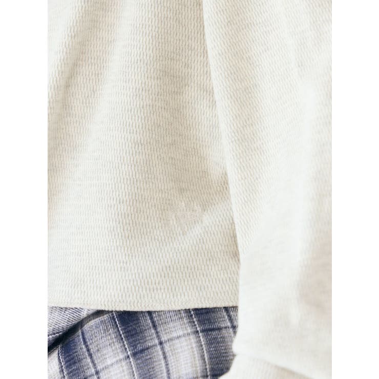 FAITH MILLS別注ヘンリーネックショートロングスリーブTee | Ungrid | 詳細画像4 