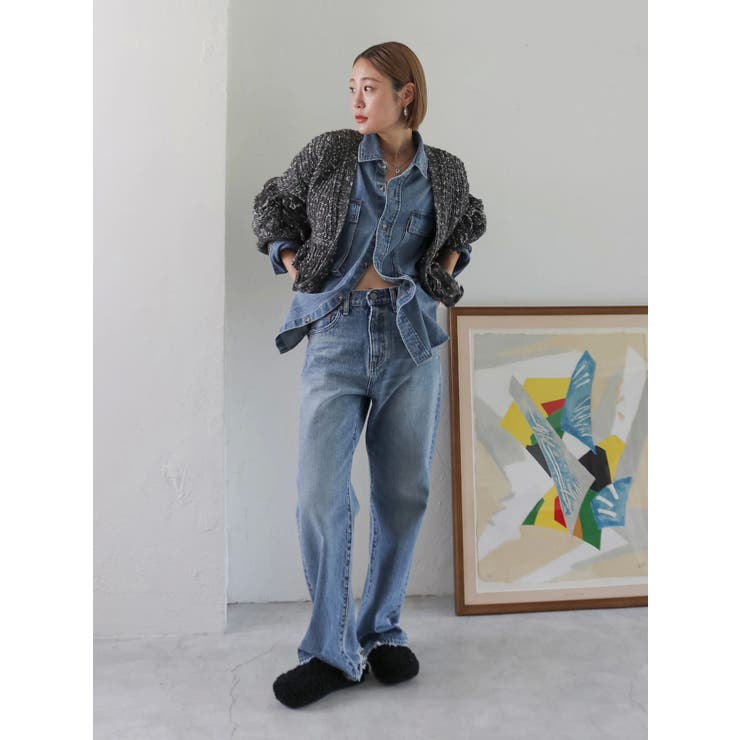 フリンジデザインニットカーディガン | Ungrid | 詳細画像14 