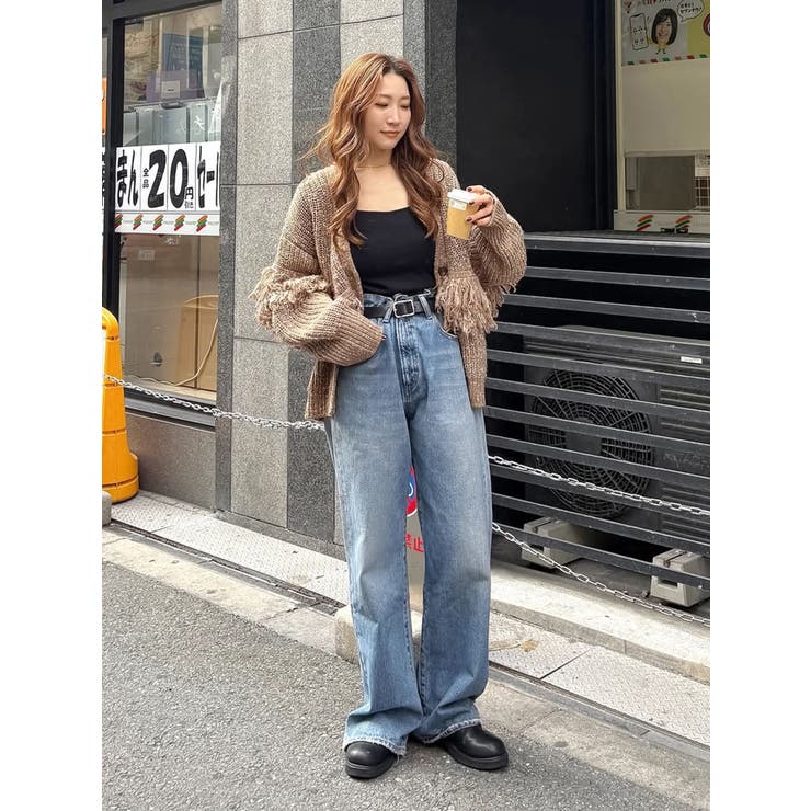 フリンジデザインニットカーディガン | Ungrid | 詳細画像43 