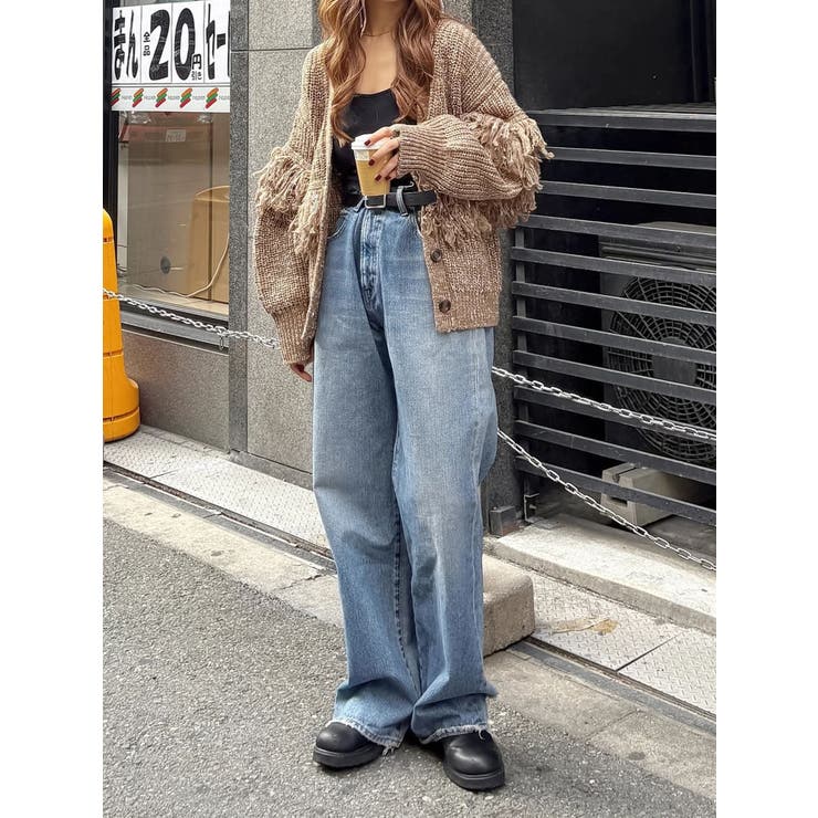 フリンジデザインニットカーディガン | Ungrid | 詳細画像44 