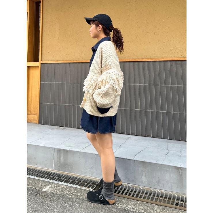 フリンジデザインニットカーディガン | Ungrid | 詳細画像47 
