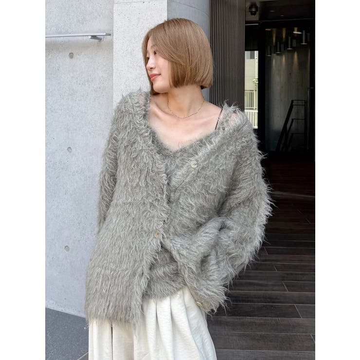 ミディアムグレー | 起毛ニットアンサンブル | Ungrid