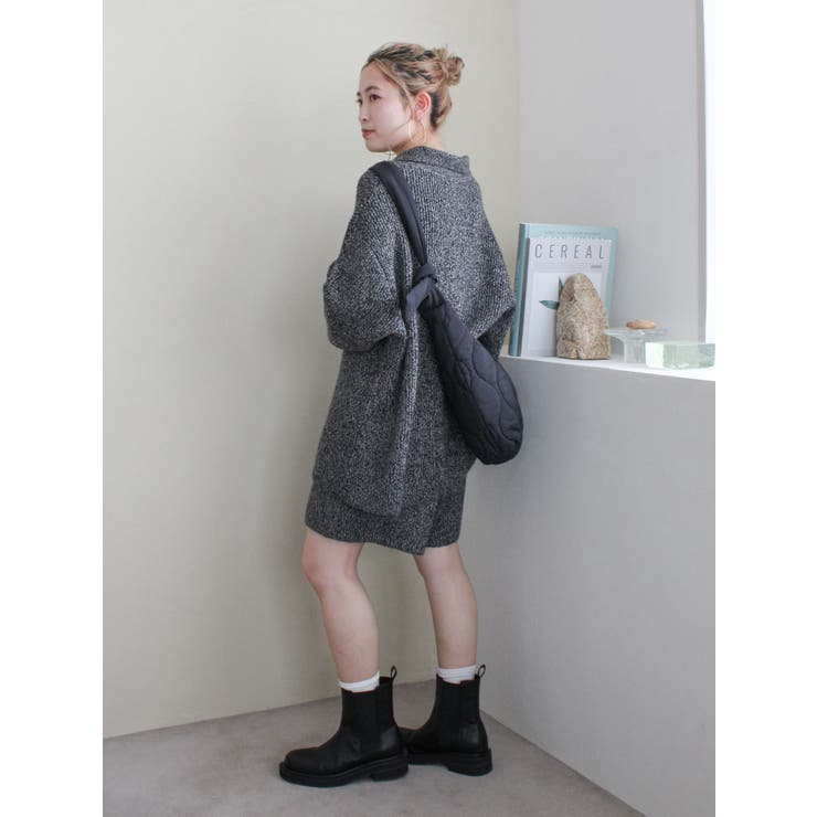 カラーネップニットカーディガン | Ungrid | 詳細画像11 