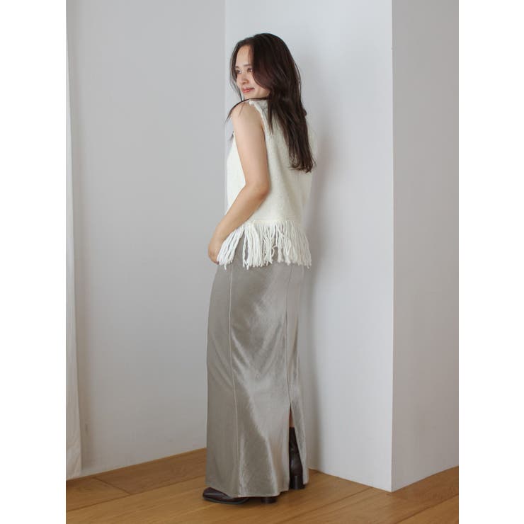 フリンジニットベスト | Ungrid | 詳細画像16 