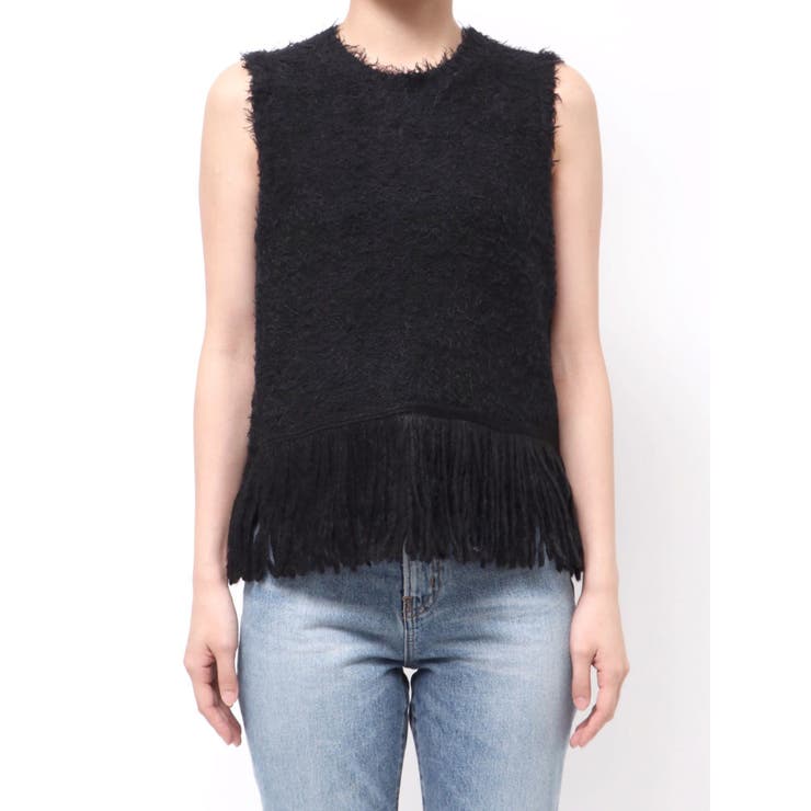 フリンジニットベスト | Ungrid | 詳細画像18 