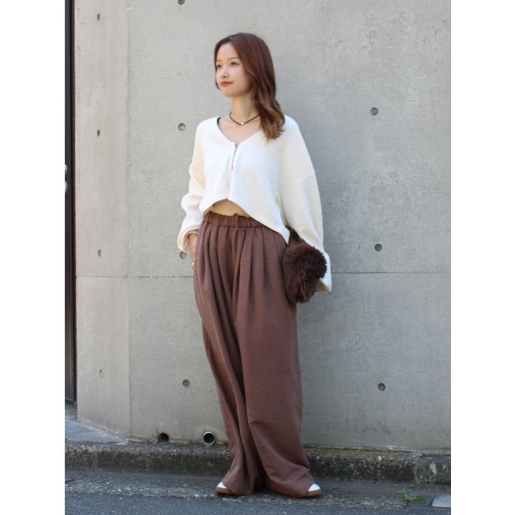 ハニカムショートカーディガン | Ungrid | 詳細画像13 