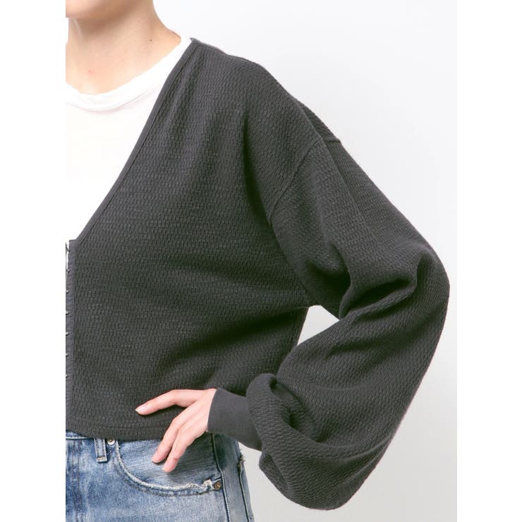 ハニカムショートカーディガン | Ungrid | 詳細画像20 