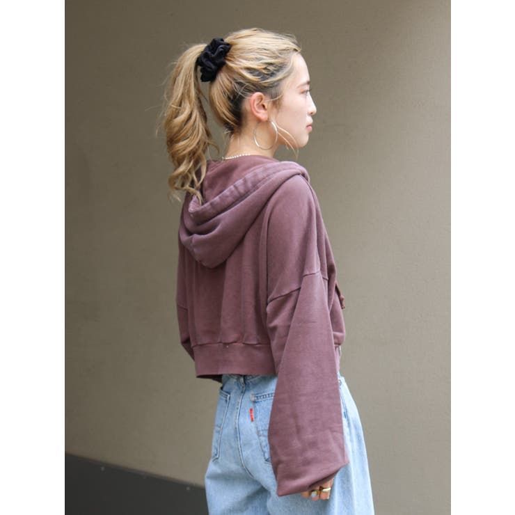 ダブルジップヴィンテージショートパーカー | Ungrid | 詳細画像14 