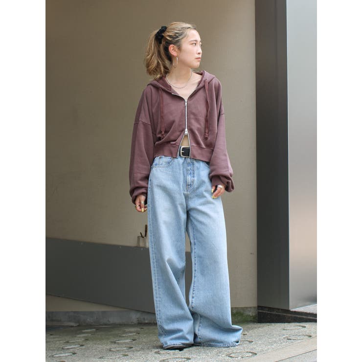 ダブルジップヴィンテージショートパーカー | Ungrid | 詳細画像16 