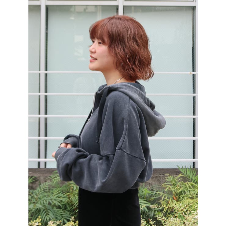 ダブルジップヴィンテージショートパーカー | Ungrid | 詳細画像20 