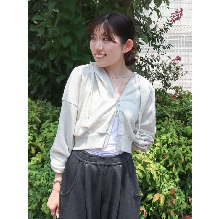 ダブルジップヴィンテージショートパーカー | Ungrid | 詳細画像26 