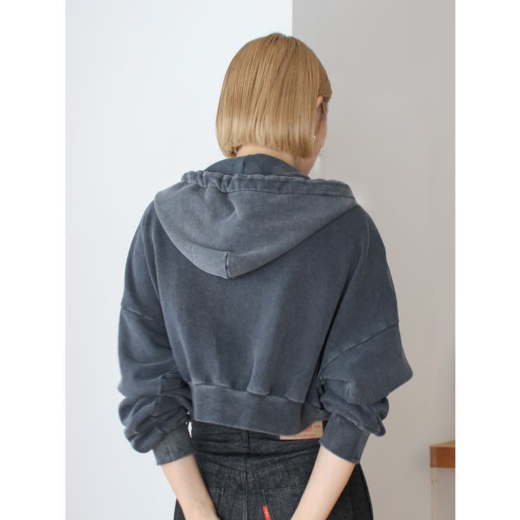 ダブルジップヴィンテージショートパーカー | Ungrid | 詳細画像6 