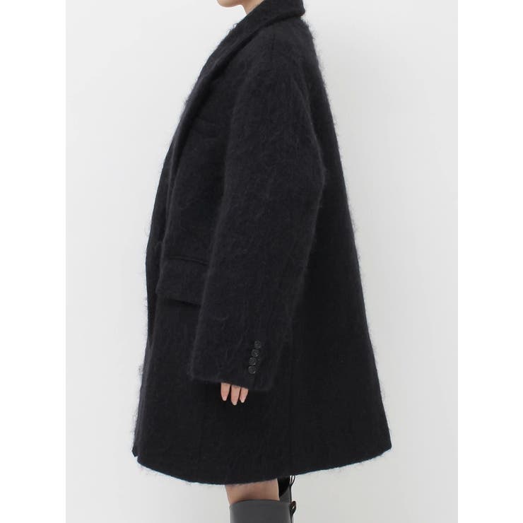 【Htage】モヘア混ロングシャギービッグジャケットコート | Ungrid | 詳細画像21 