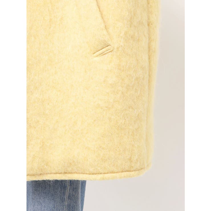 アルパカ混ミドル丈スタンドカラーコート[品番：MKSW0067020]｜Ungrid