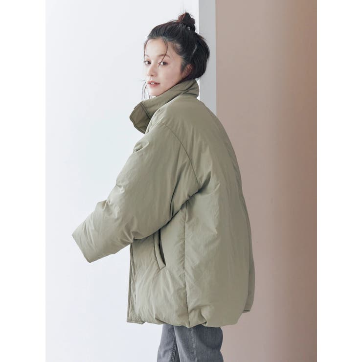 ベージュ | ミドル丈ルーズシルエットダウン | Ungrid