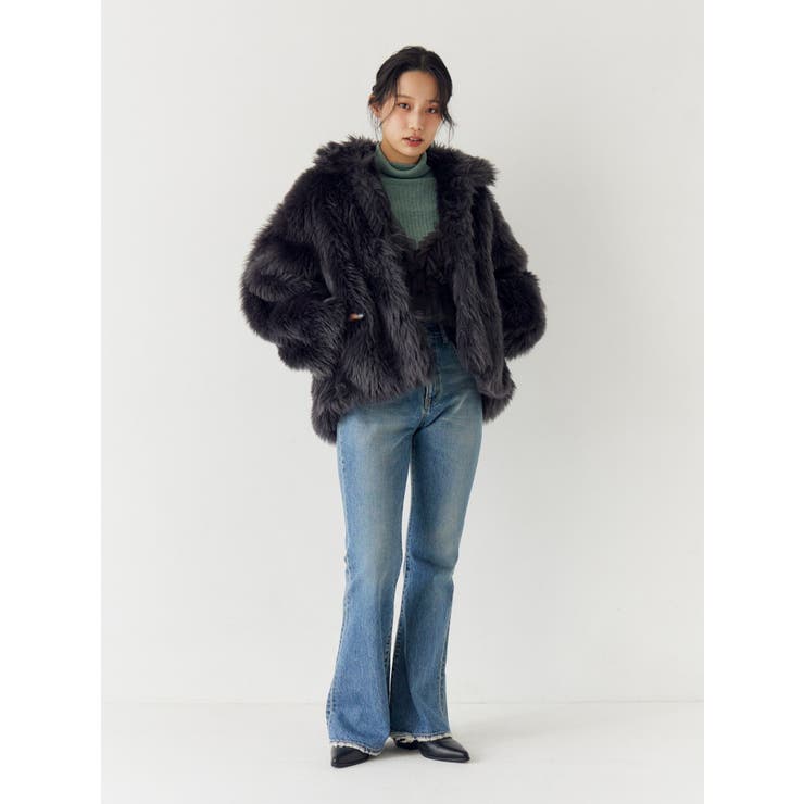 ボリュームデザインファーコート[品番：MKSW0067018]｜Ungrid（アン