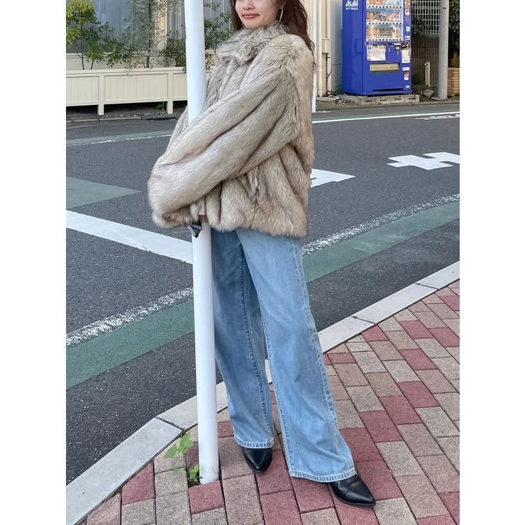 ボリュームデザインファーコート[品番：MKSW0067018]｜Ungrid（アン