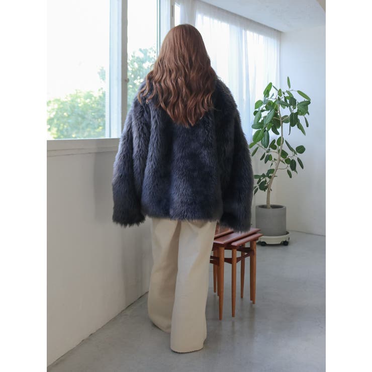 ボリュームデザインファーコート[品番：MKSW0067018]｜Ungrid（アン