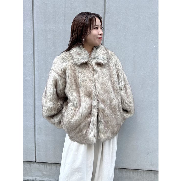 ボリュームデザインファーコート[品番：MKSW0067018]｜Ungrid（アン