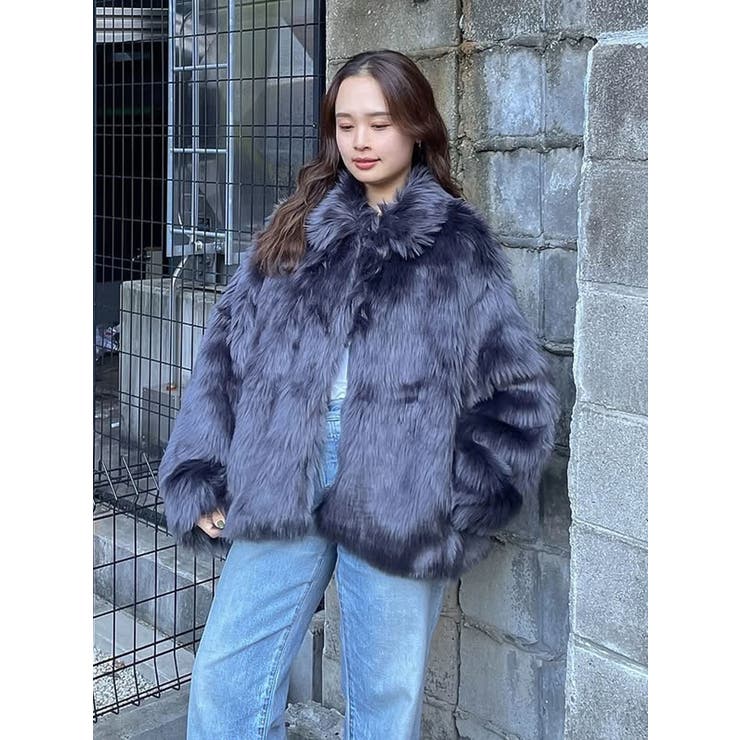 ボリュームデザインファーコート[品番：MKSW0067018]｜Ungrid（アン