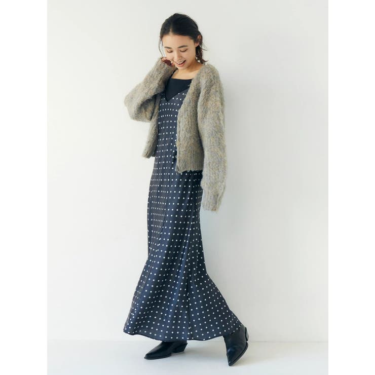 フィットフレアキャミワンピース | Ungrid | 詳細画像4 