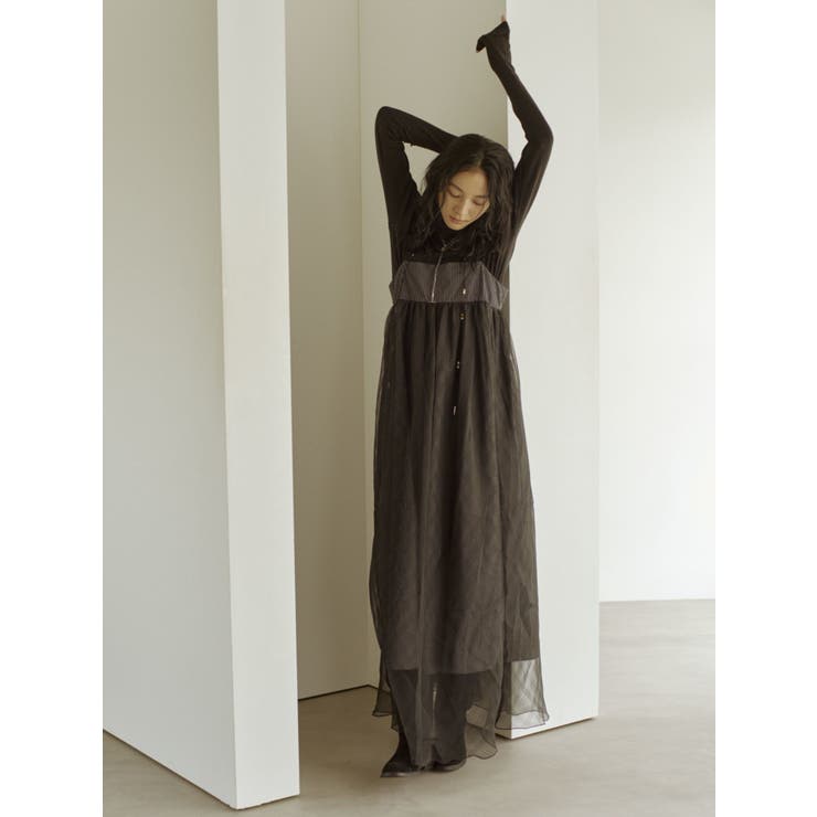 チュールレイヤードキャミワンピース | Ungrid | 詳細画像1 