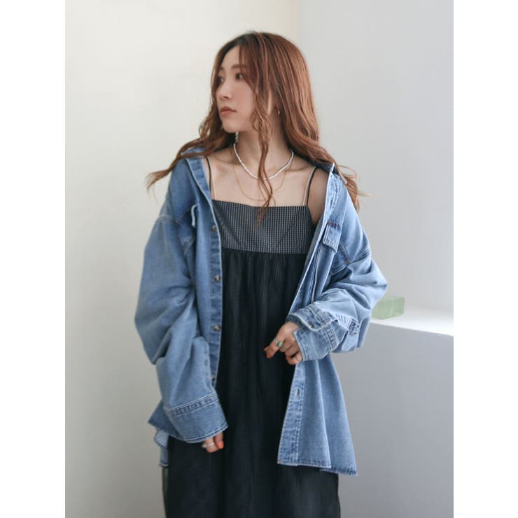 チュールレイヤードキャミワンピース | Ungrid | 詳細画像13 