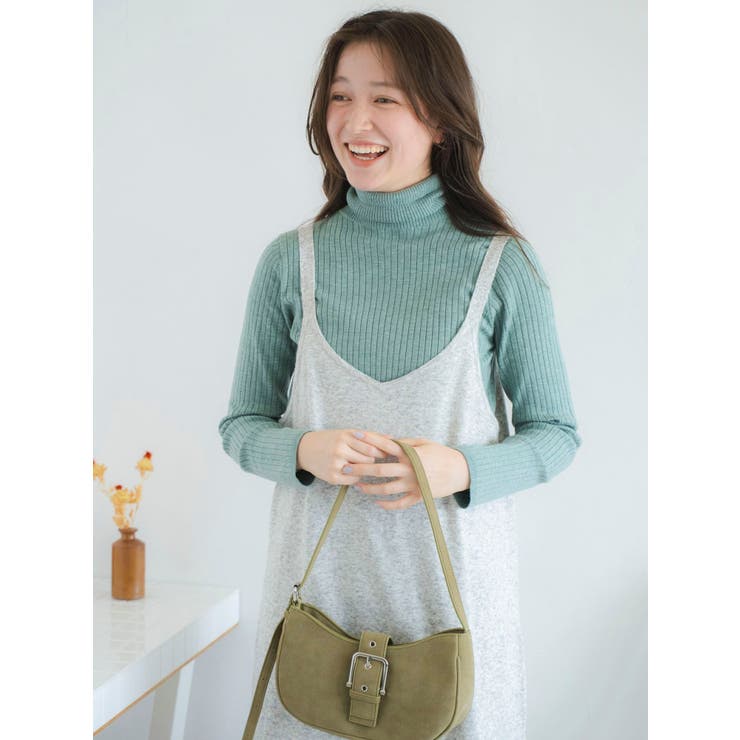 Ｖネックデザインニットキャミワンピース | Ungrid | 詳細画像14 