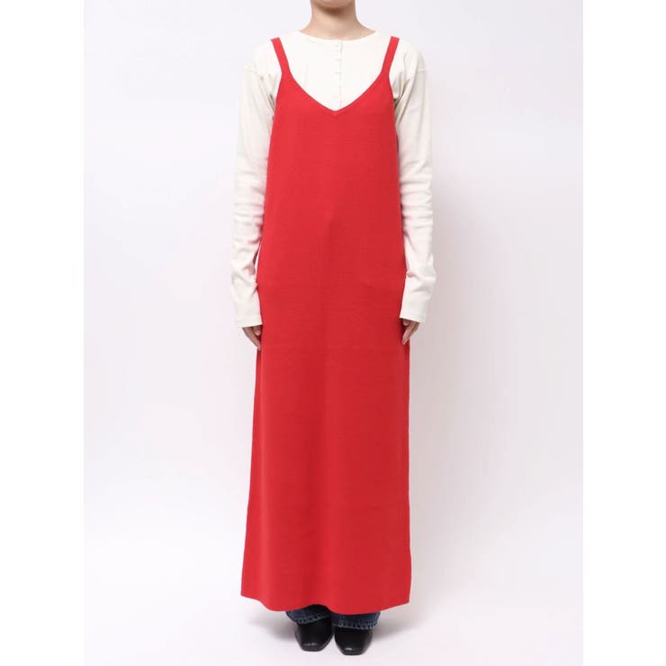 Ｖネックデザインニットキャミワンピース | Ungrid | 詳細画像17 