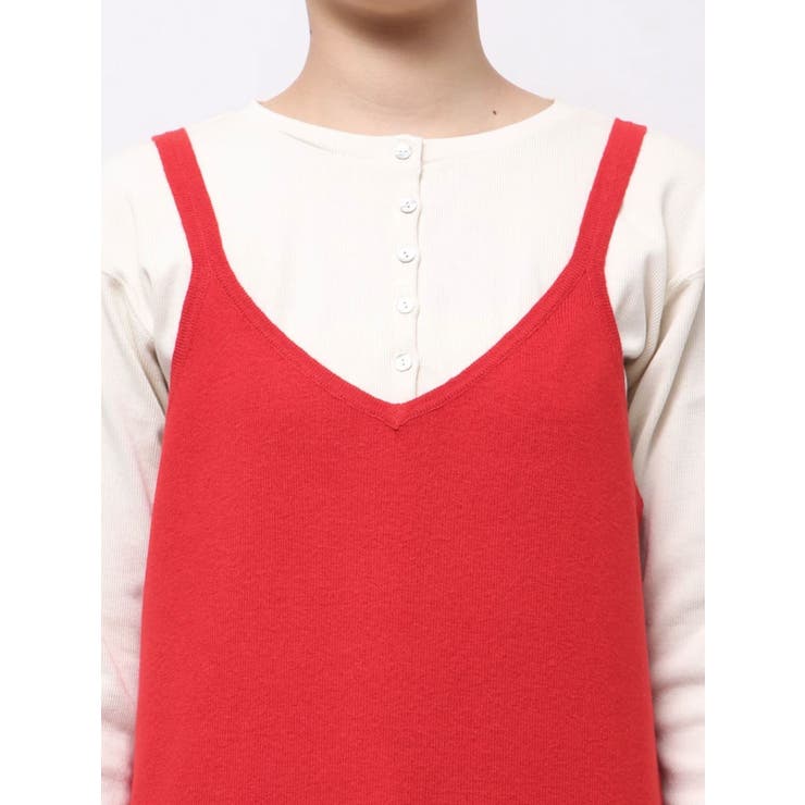 Ｖネックデザインニットキャミワンピース | Ungrid | 詳細画像20 