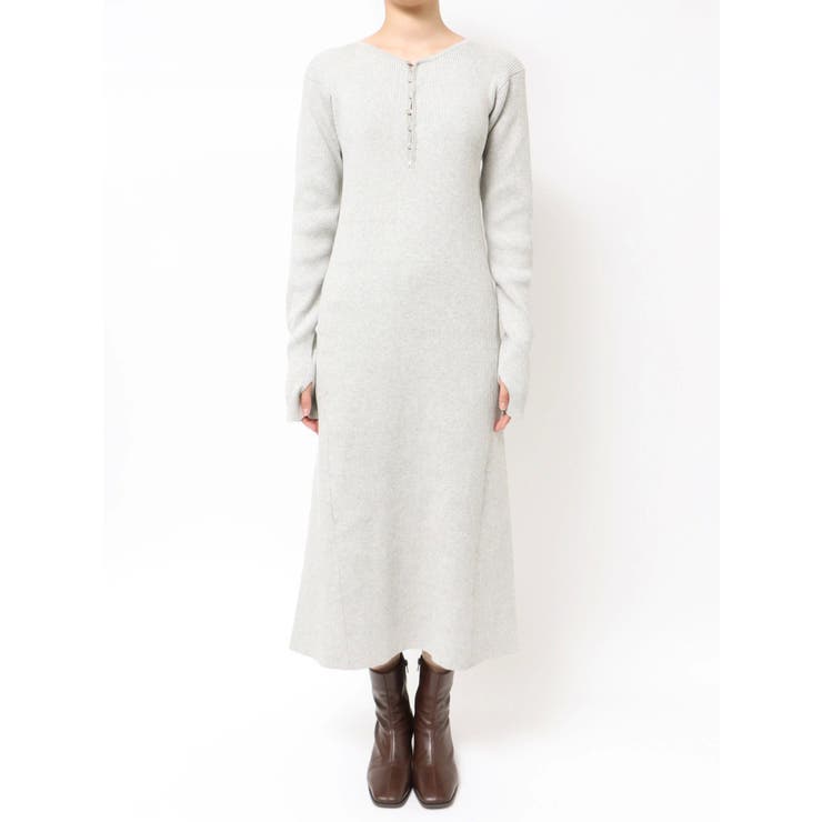 ヘンリーネックニットワンピース | Ungrid | 詳細画像17 