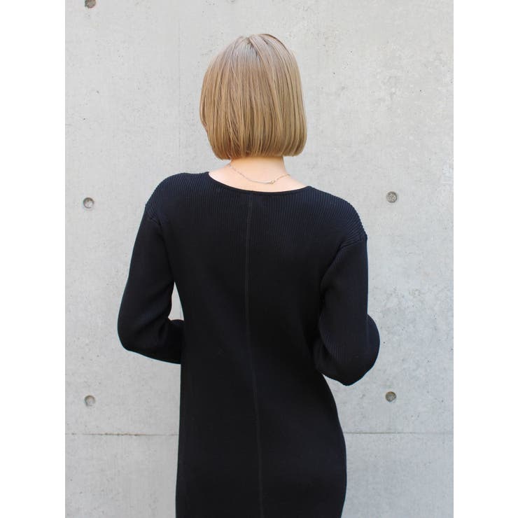 ヘンリーネックニットワンピース | Ungrid | 詳細画像6 