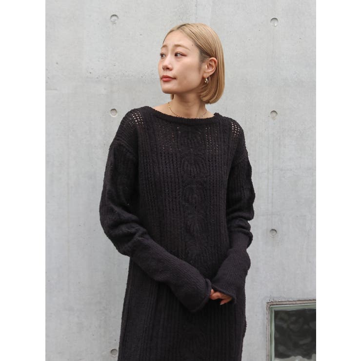 ブークレレーシーニットワンピース | Ungrid | 詳細画像5 