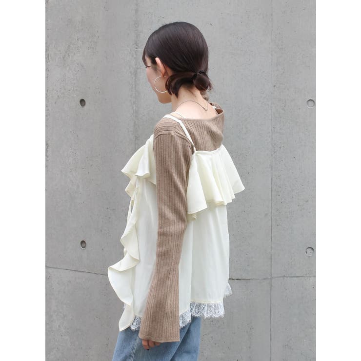 フィブツイルフリルキャミ | Ungrid | 詳細画像15 